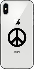small Peace Symbol Vinyl Die Cut Vinyl Decal/ Bumper For Windows, Cars, Trucks, Laptops, Etc.