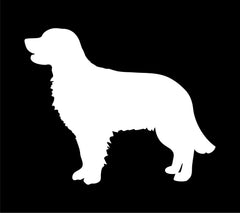Golden Retriever Vinyl Die Cut Vinyl Decal/ Bumper For Windows, Cars, Trucks, Laptops, Etc.