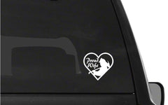 Proud Wife of a Fireman Vinyl Die Cut Vinyl Decal/ Bumper For Windows, Cars, Trucks, Laptops, Etc.
