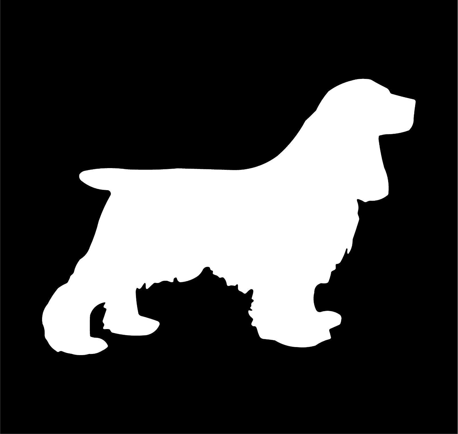 Cocker Spaniel Vinyl Die Cut Vinyl Decal/ Bumper For Windows, Cars, Trucks, Laptops, Etc.