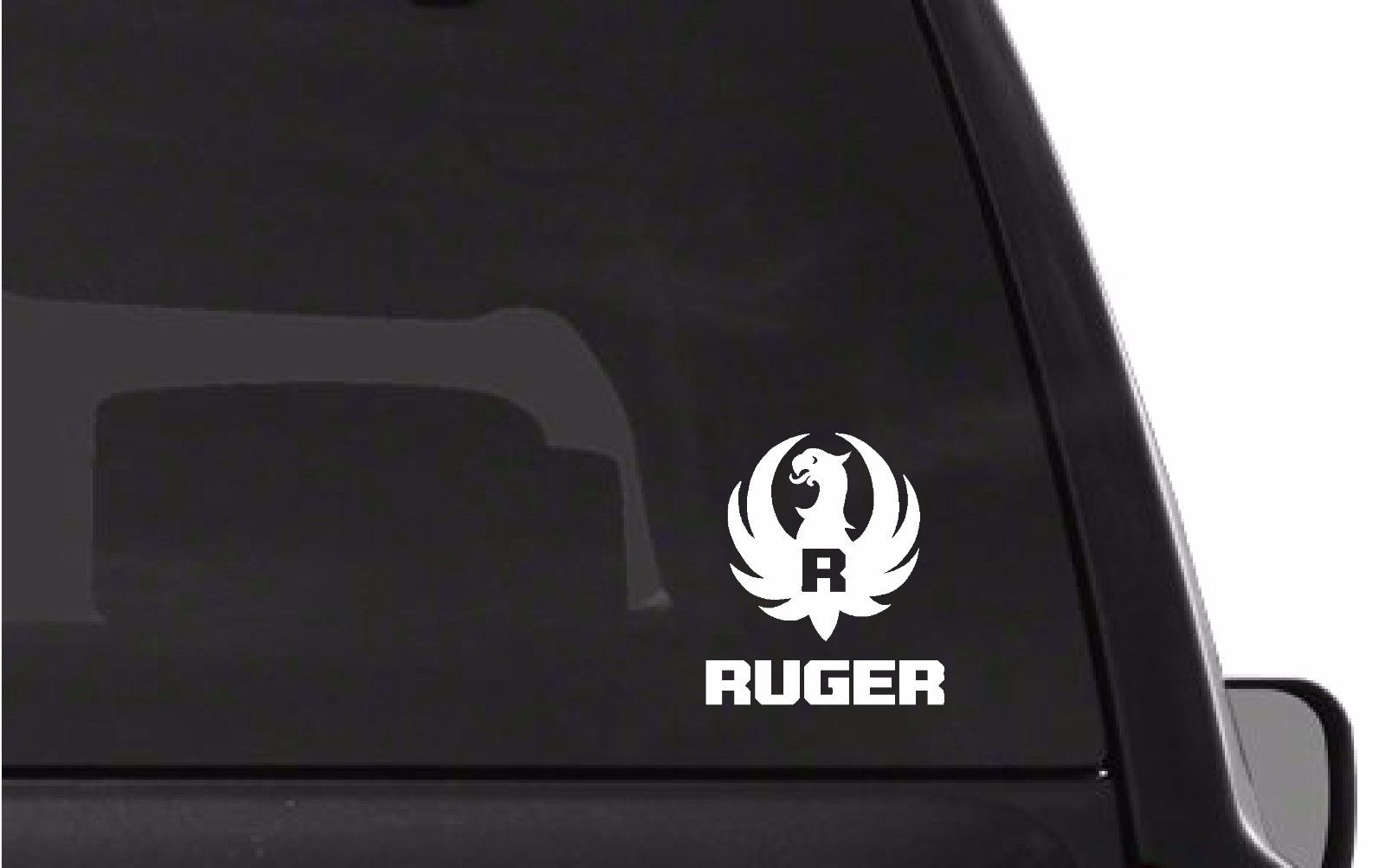 Ruger Pistols Firearms Logo Vinyl Die Cut Vinyl Decal/ Bumper For Windows, Cars, Trucks, Laptops, Etc.