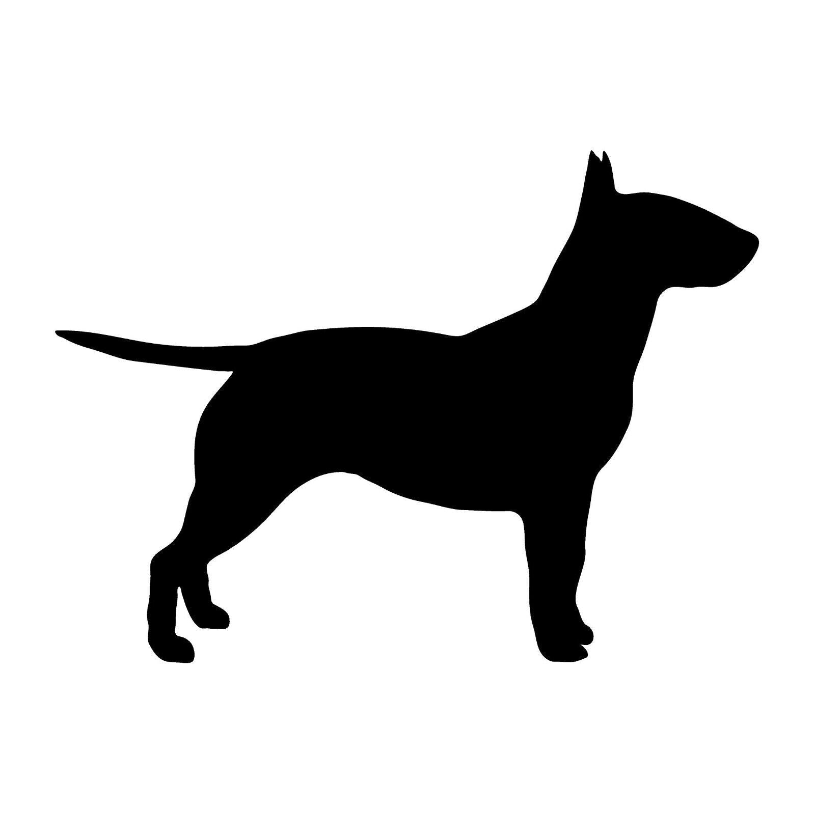 Bull Terrier Vinyl Die Cut Vinyl Decal/ Bumper For Windows, Cars, Trucks, Laptops, Etc.