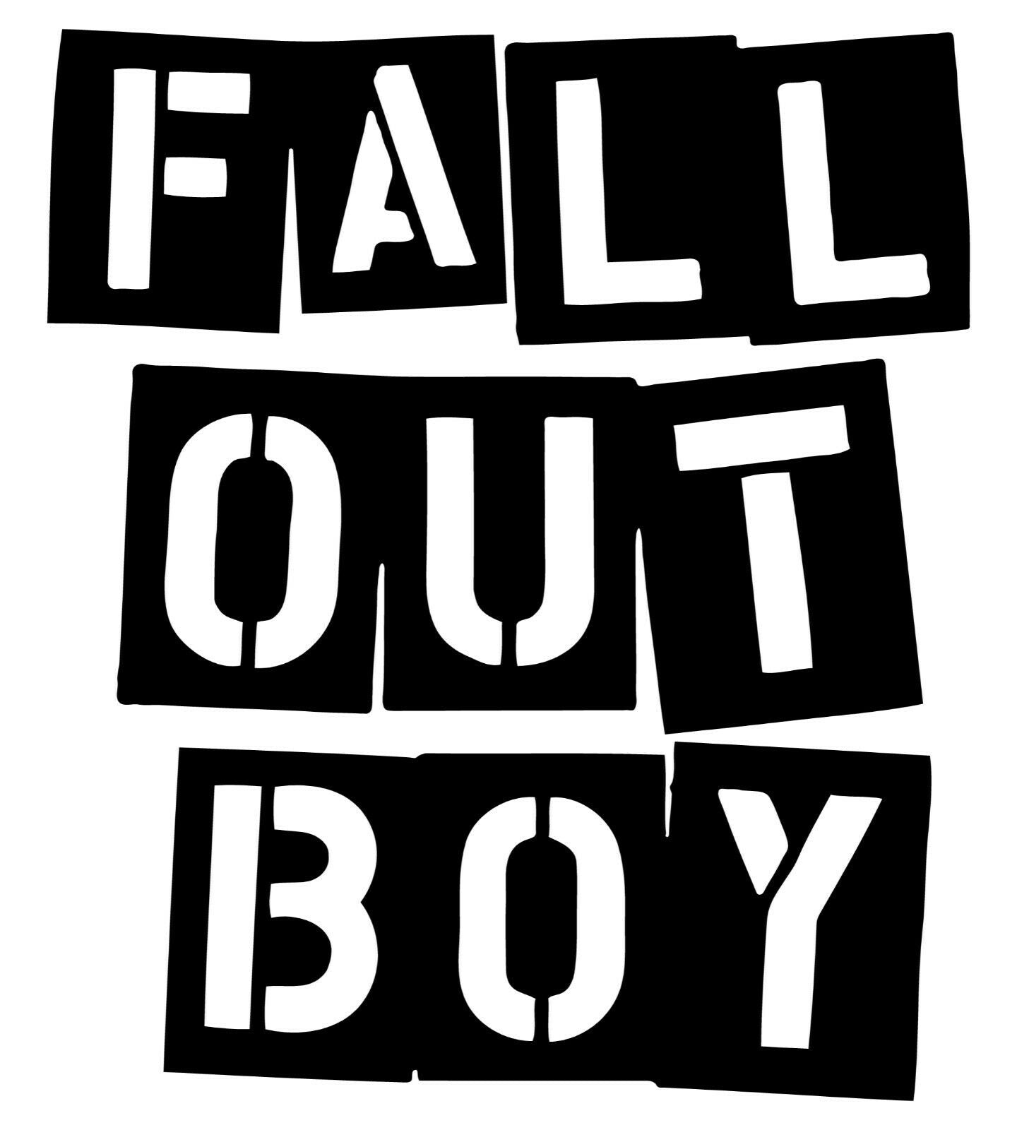 Fall Out Boy band Logo Vinyl Die Cut Vinyl Decal/ Bumper For Windows, Cars, Trucks, Laptops, Etc.