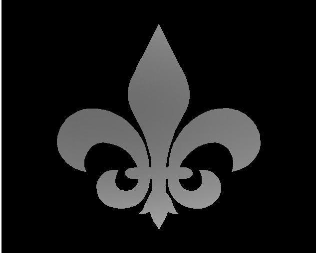 FRENCH fleur-de-lis Vinyl Die Cut Vinyl Decal/ Bumper For Windows, Cars, Trucks, Laptops, Etc.