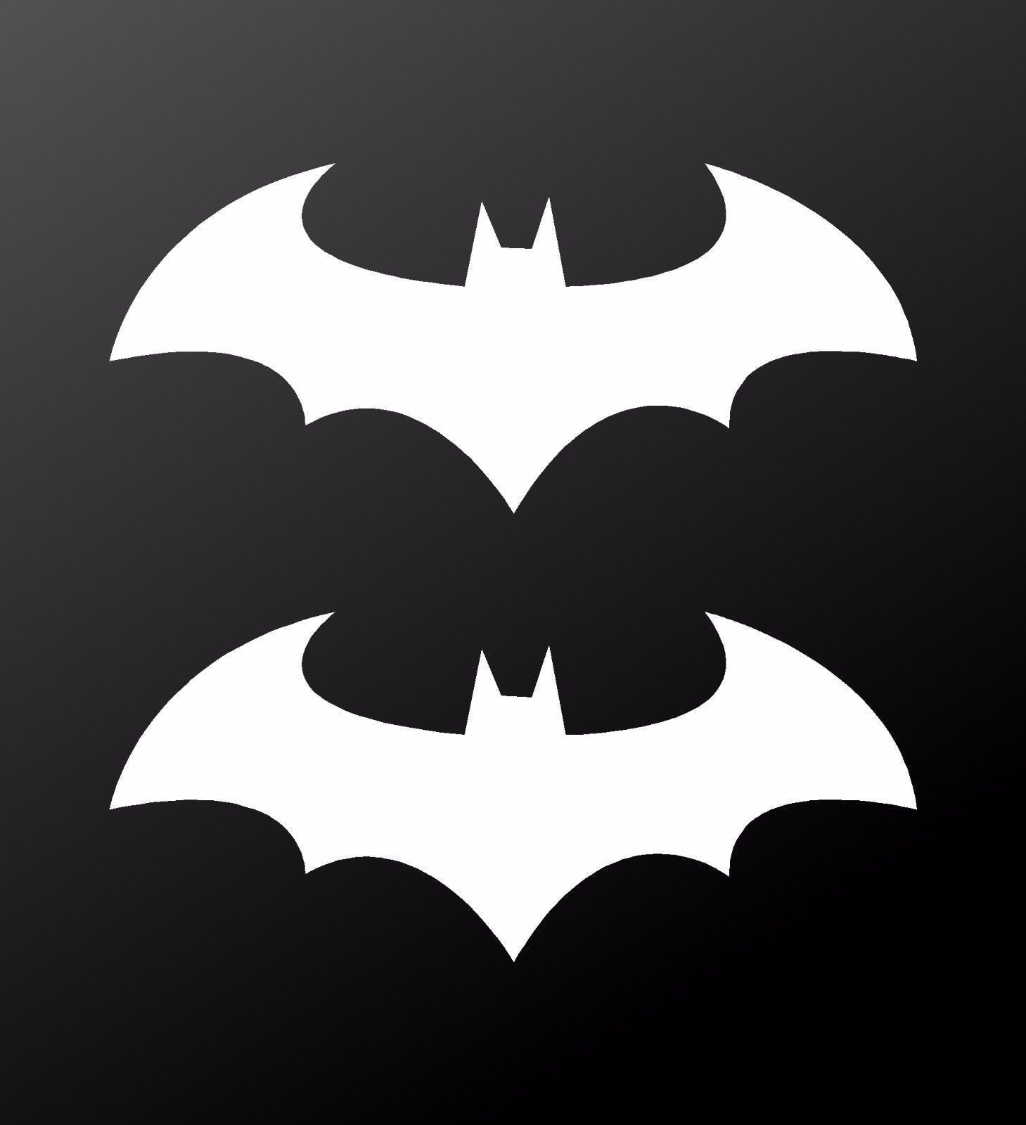 Batman Symbol Vinyl Die Cut Vinyl Decal/ Bumper For Windows, Cars, Trucks, Laptops, Etc.