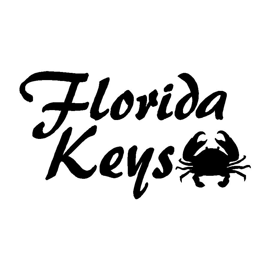 Florida Keys Vinyl Vinyl Die Cut Vinyl Decal/ Bumper For Windows, Cars, Trucks, Laptops, Etc.