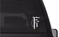 Fit For A King Vinyl Die Cut Vinyl Decal/ Bumper For Windows, Cars, Trucks, Laptops, Etc.