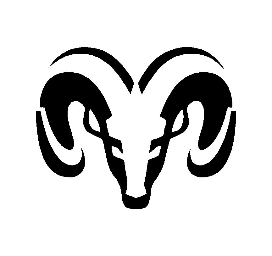 Dodge Ram Head Logo Symbol Vinyl Die Cut Vinyl Decal/ Bumper For Windows, Cars, Trucks, Laptops, Etc.