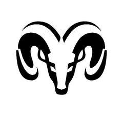 Dodge Ram Head Logo Symbol Vinyl Die Cut Vinyl Decal/ Bumper For Windows, Cars, Trucks, Laptops, Etc.