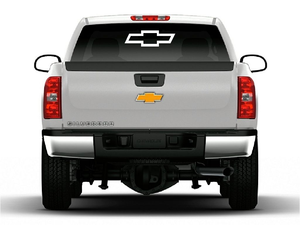 Chevy Bowtie Vinyl Die Cut Vinyl Decal/ Bumper For Windows, Cars, Trucks, Laptops, Etc.