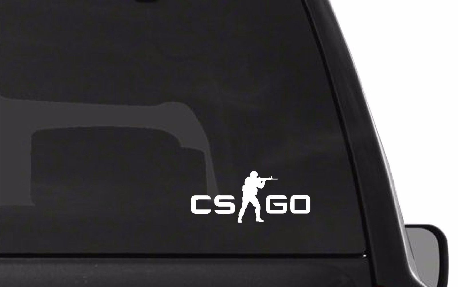 CS Go Counter-Strike Logo Vinyl Die Cut Vinyl Decal/ Bumper For Windows, Cars, Trucks, Laptops, Etc.
