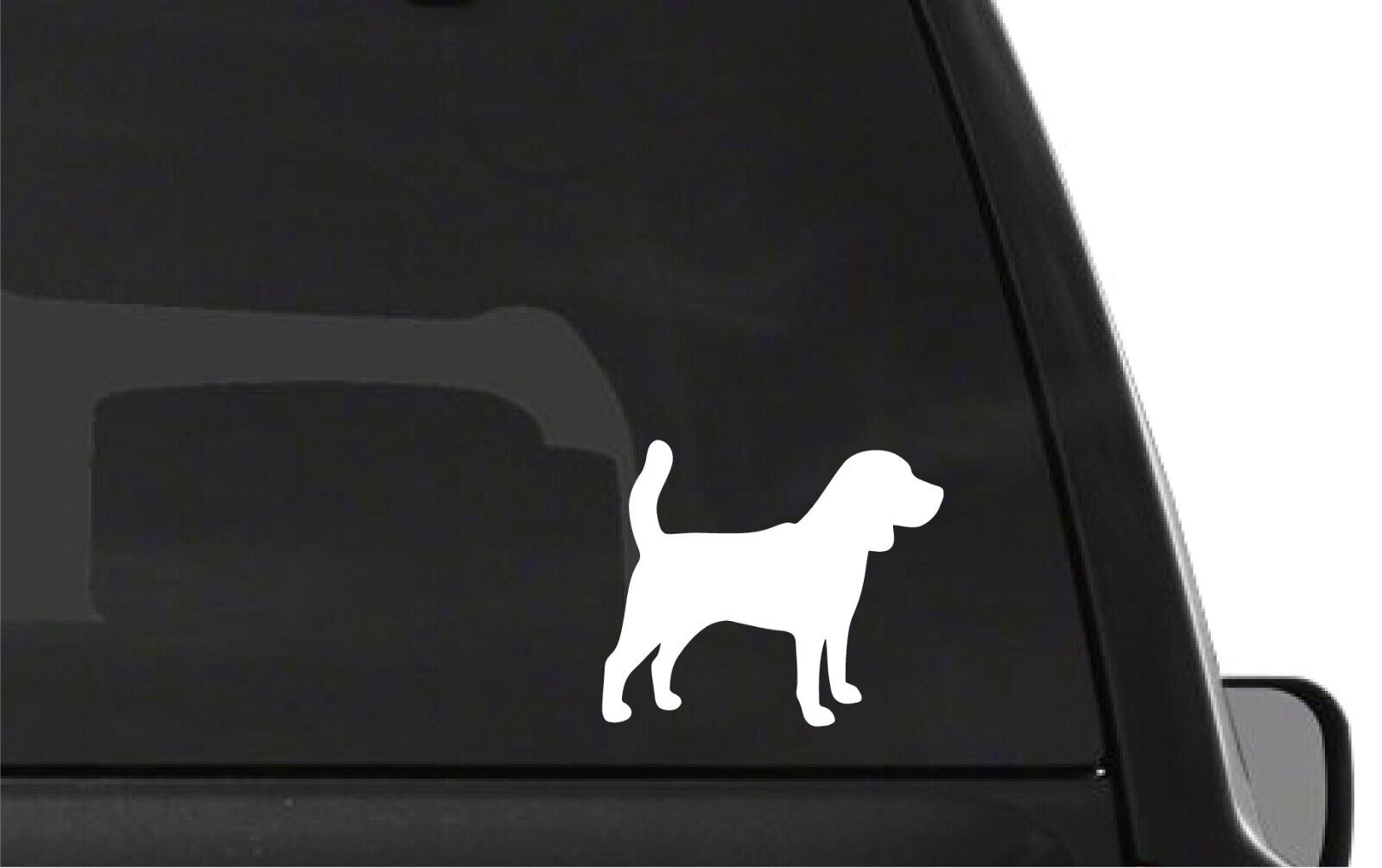 Beagle Vinyl Die Cut Vinyl Decal/ Bumper For Windows, Cars, Trucks, Laptops, Etc.