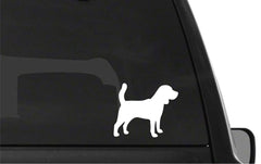 Beagle Vinyl Die Cut Vinyl Decal/ Bumper For Windows, Cars, Trucks, Laptops, Etc.