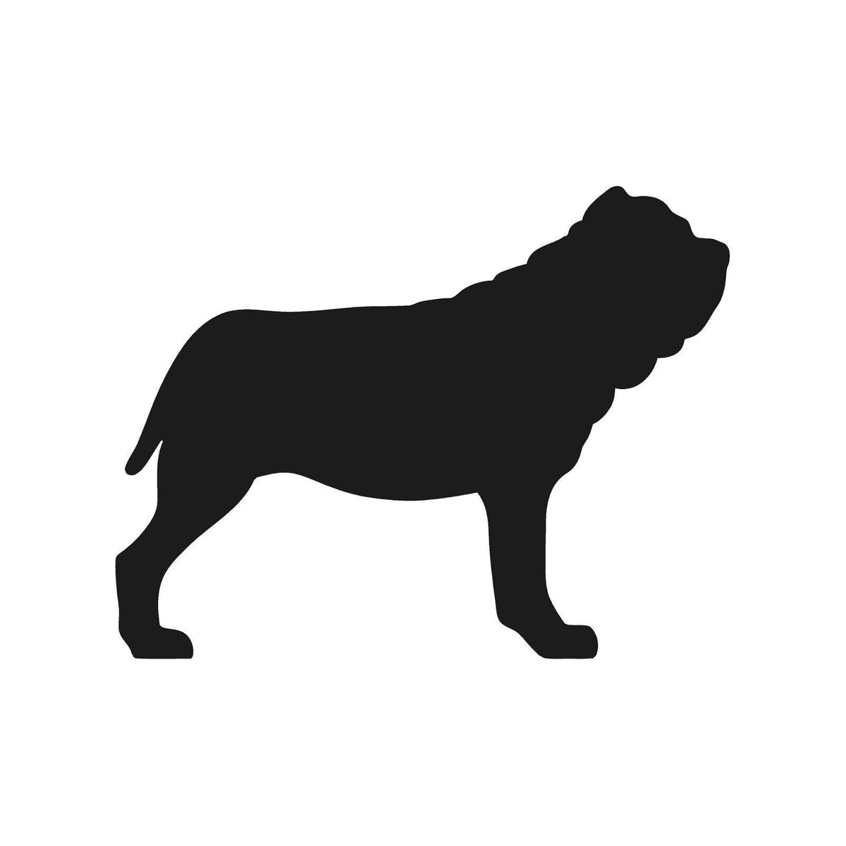 Neapolitan mastiff Vinyl Die Cut Vinyl Decal/ Bumper For Windows, Cars, Trucks, Laptops, Etc.