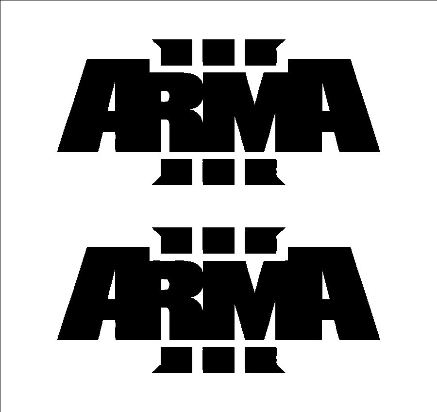 Arma III Logo Decals Arma 3 Vinyl Die Cut Vinyl Decal/ Bumper For Windows, Cars, Trucks, Laptops, Etc.