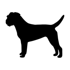 Border terrier  Vinyl Die Cut Vinyl Decal/ Bumper For Windows, Cars, Trucks, Laptops, Etc.