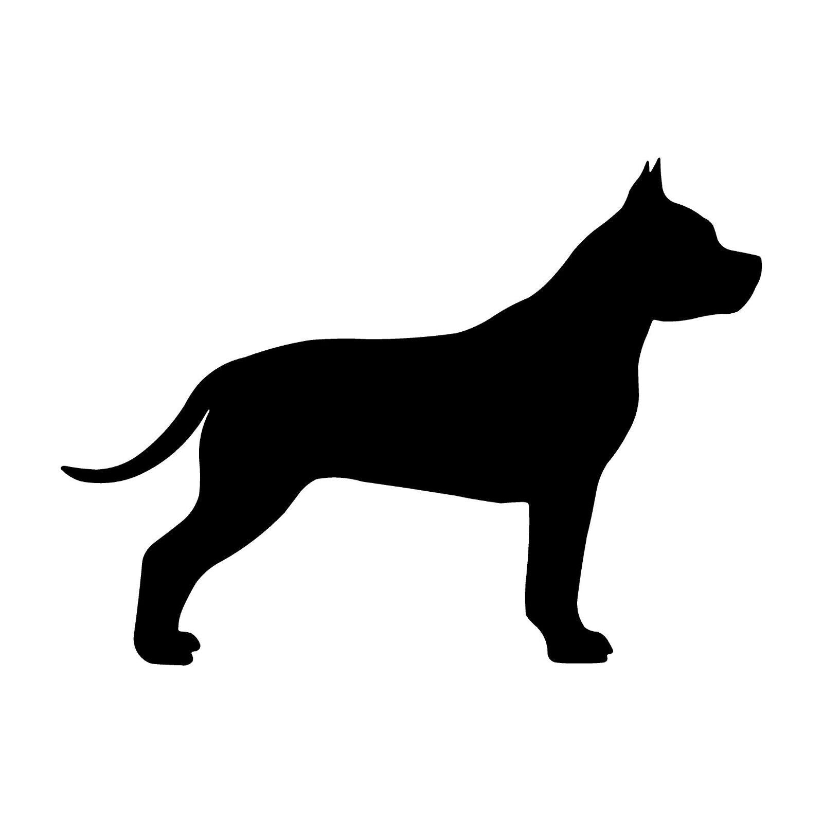 Staffordshire bull terrier Vinyl Die Cut Vinyl Decal/ Bumper For Windows, Cars, Trucks, Laptops, Etc.