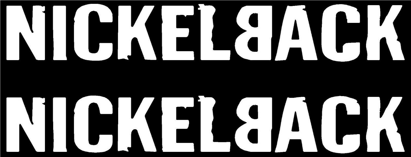 NickelBack band Logo Vinyl Die Cut Vinyl Decal/ Bumper For Windows, Cars, Trucks, Laptops, Etc.