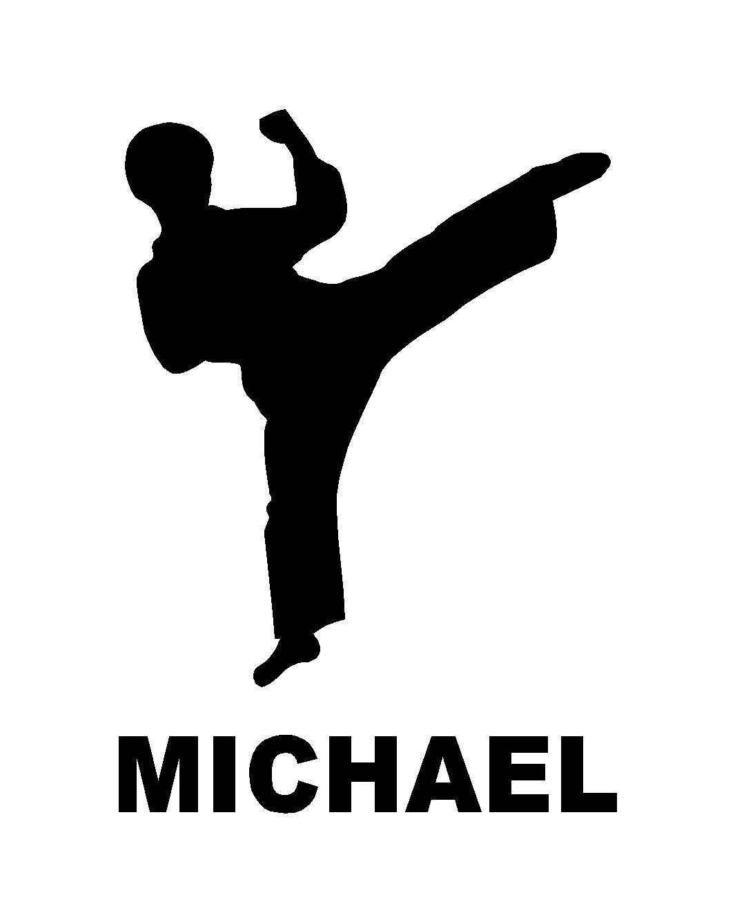 Martial Arts Vinyl Die Cut Vinyl Decal/ Bumper For Windows, Cars, Trucks, Laptops, Etc.