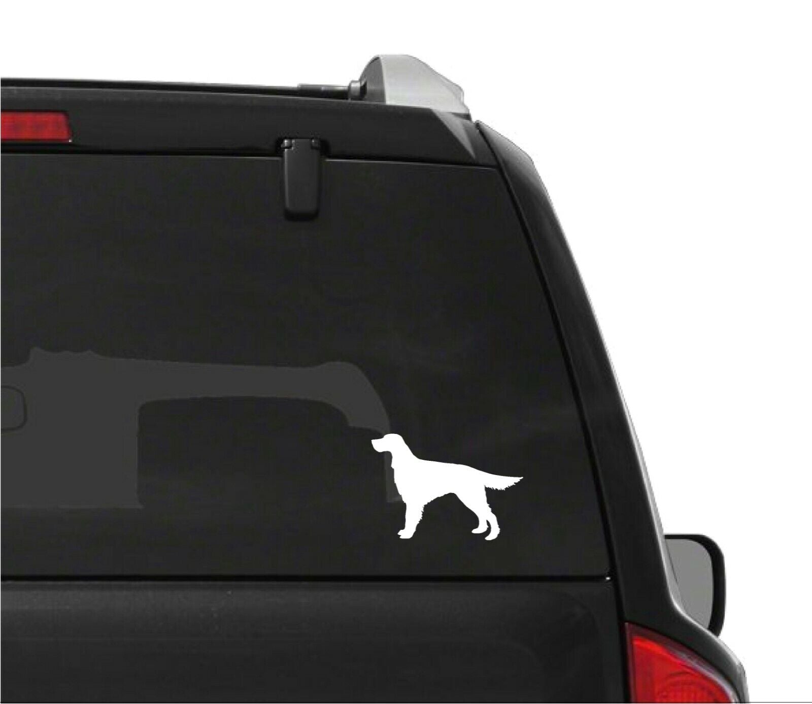 Irish Setter Vinyl Die Cut Vinyl Decal/ Bumper For Windows, Cars, Trucks, Laptops, Etc.