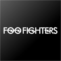 Foo Fighters Logo Concrete and Gold Vinyl Die Cut Vinyl Decal/ Bumper For Windows, Cars, Trucks, Laptops, Etc.