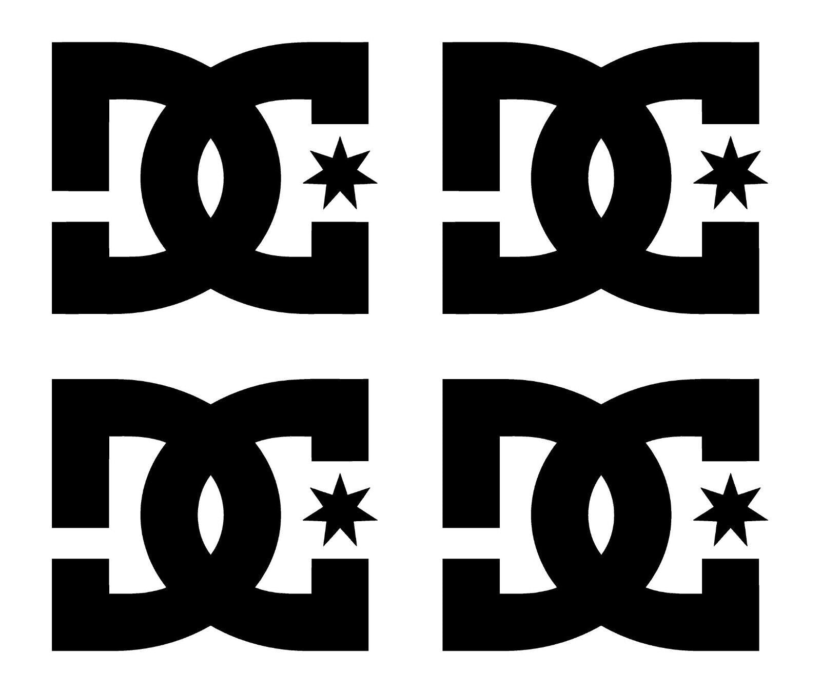 DC SHOES Logo Vinyl Die Cut Vinyl Decal/ Bumper For Windows, Cars, Trucks, Laptops, Etc.