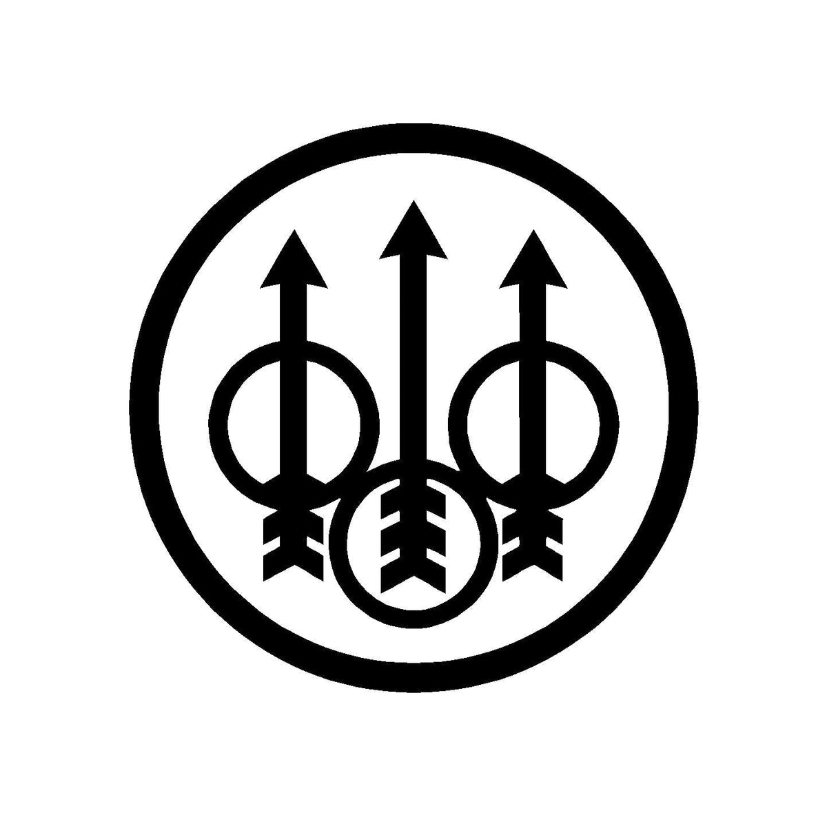 Beretta Firearms Pistol Rifle Logo Car Truck Window Gun Case Vinyl Die Cut Vinyl Decal/ Bumper For Windows, Cars, Trucks, Laptops, Etc.