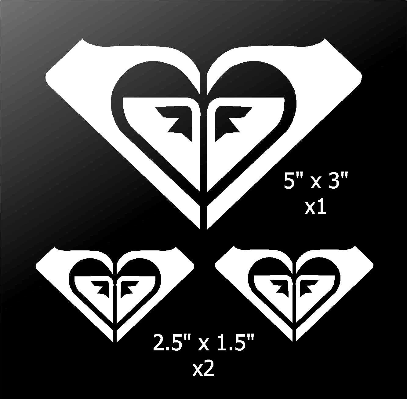 Roxy Logo Surf Girl Vinyl Die Cut Vinyl Decal/ Bumper For Windows, Cars, Trucks, Laptops, Etc.