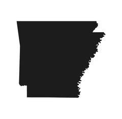 Arkansas state Outline Vinyl Die Cut Vinyl Decal/ Bumper For Windows, Cars, Trucks, Laptops, Etc.