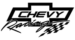 CHEVY RACING Vinyl Die Cut Vinyl Decal/ Bumper For Windows, Cars, Trucks, Laptops, Etc.