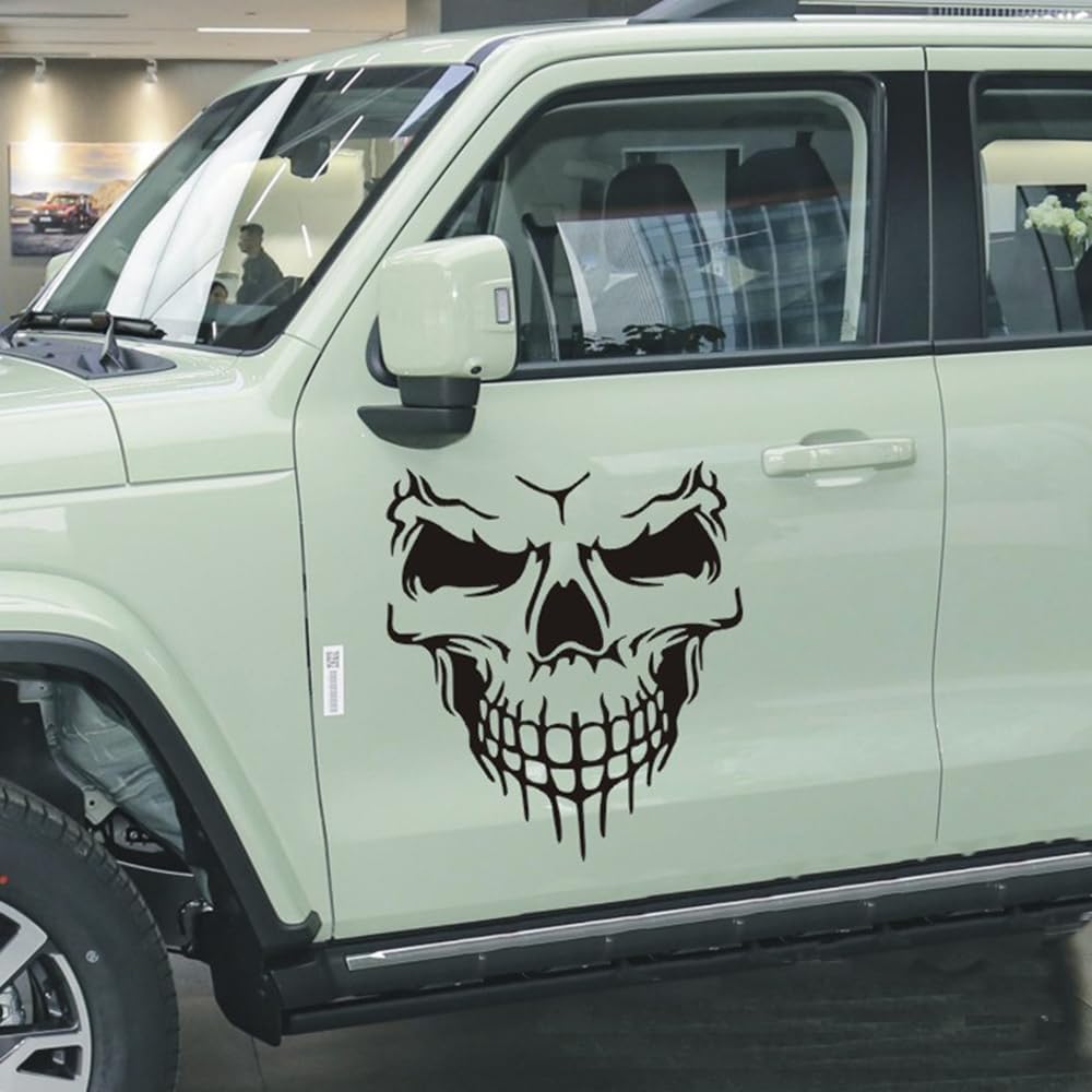Skeletons Decals for Car Windows Doors Decoration  Die Cut Vinyl Decal