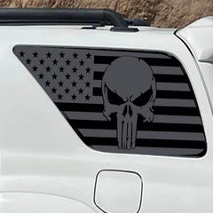 Wolf Head car Decal. Flamin Sticker.