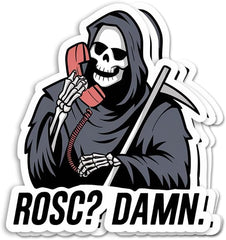 amn! Sticker - Funny Grim Reaper Medical Humor Die Cut Vinyl Decal