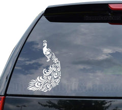 Peafowl Peacock Bird Decal Die Cut Vinyl Decal