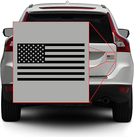 American US Flag , Die Cut Vinyl Decal