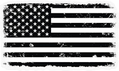 GRITKULTURE Classic American Flag , Die Cut Vinyl Decal