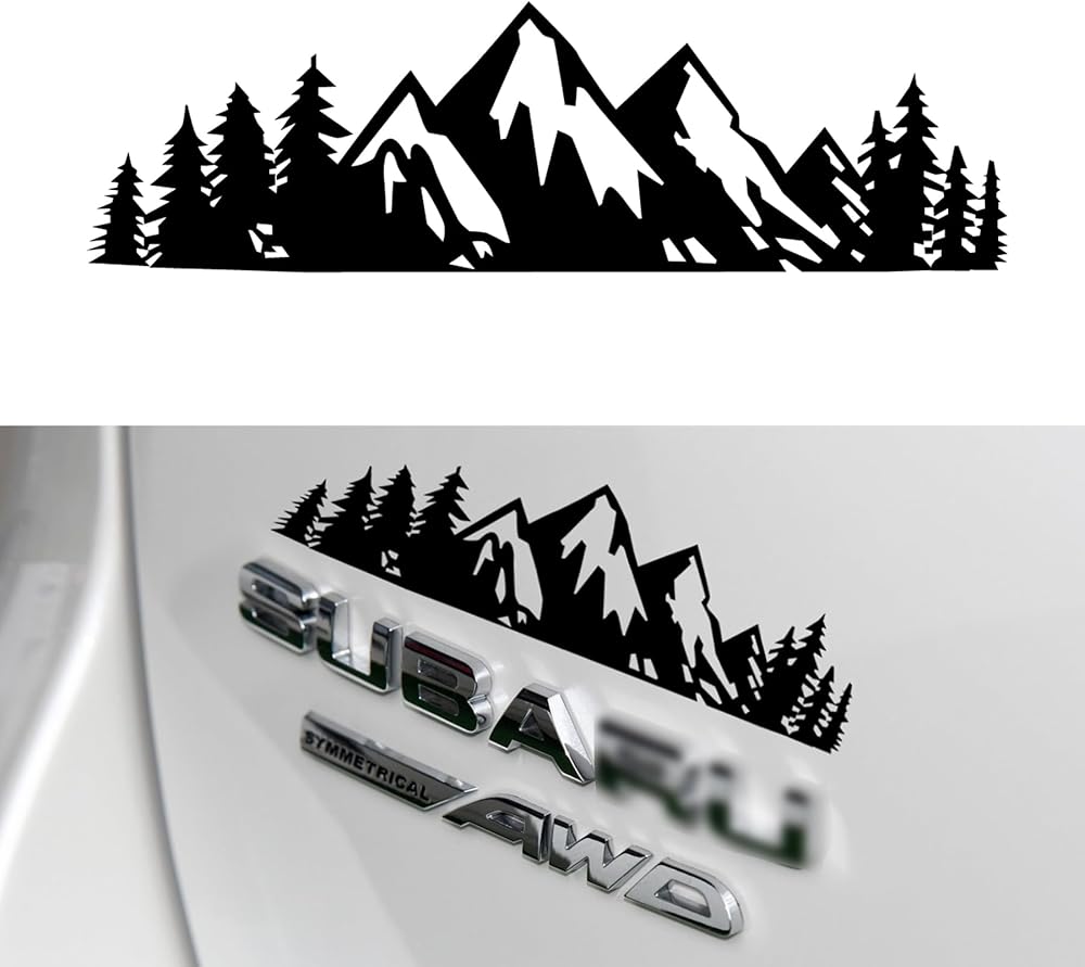 SINGARO mountain Die Cut Vinyl Decal