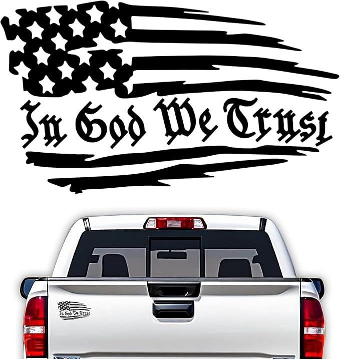GRITKULTURE in God We Trust Decal Graphic Sticker Die Cut Vinyl Decal