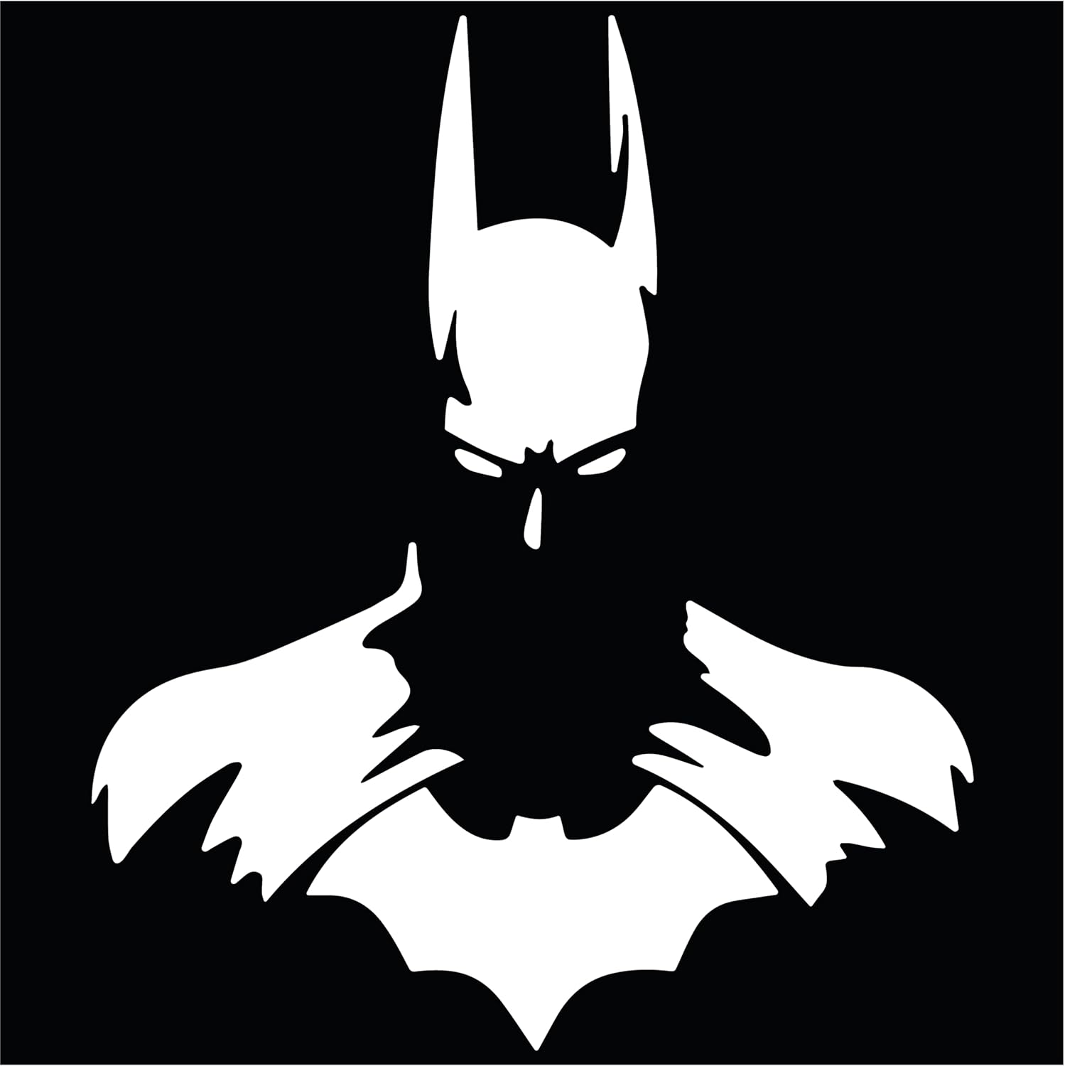 MAZ DISTRIBUTIONS – Batman Sticker – Vinyl Dark Knight Decal for Laptop – Removable Waterproof Sticker for Waterbottle – Useable Indoor and Outdoor – Easy Use for Car, Van, Trucks and Bag  Die Cut Vinyl Decal