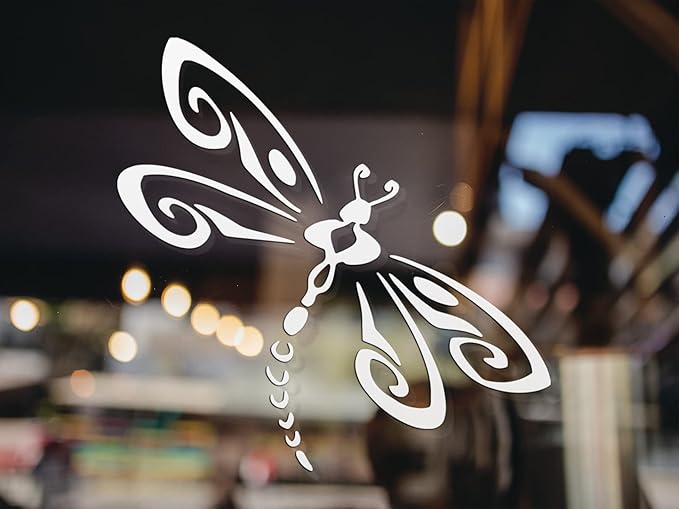 Dragonfly Die-Cut Vinyl Window Decal
