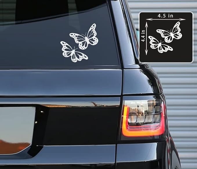 utterflies Vinyl Decals  Die Cut Vinyl Decal/ Bumper For  Windows, Cars, Trucks, Laptops, Etc (Copy) (Copy) (Copy)