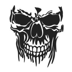 3D Skull Decals Car Hood   Die Cut Vinyl Decal
