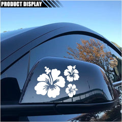 Hawaiian Hibiscus Flower Die Cut Vinyl Decal