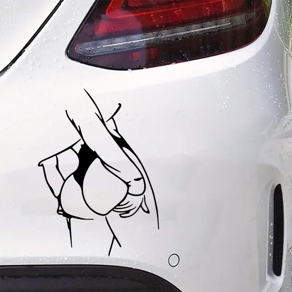 Show Off Sexy Figure Sticker,   Die Cut Vinyl Decal