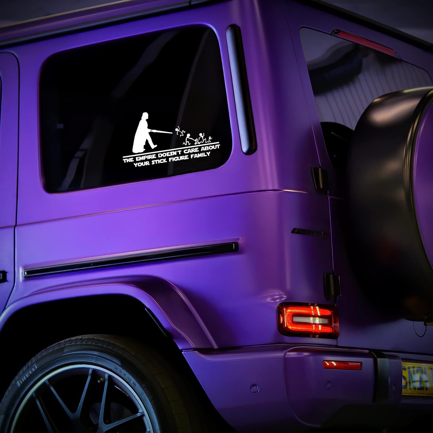 The Empire Doesn't Care About Your Family Decal Vinyl Sticker Auto Car Truck Wall Laptop Die Cut Vinyl Decal