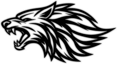 Wolf Car Wall Decal Van Wolf Tattoo Car Stickers Van Custom, Decal Car 7 Inches