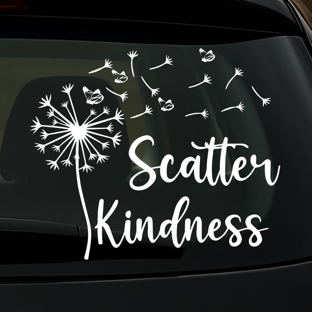 Scatter Kindness Die Cut Vinyl Decal