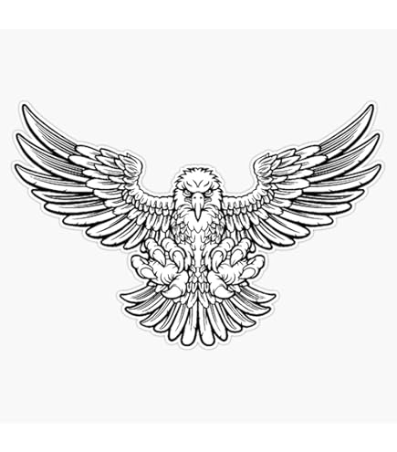 Cars Bald Eagle Vinyl Decal Die Cut Vinyl Decal