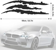 2PCS Claw Mark Decals for Cars , Die Cut Vinyl Decal