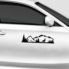 Decal Sticker, Night Sky, Outdoor Adventure, Laptop, Water Bottle, Car 7 Inches Die Cut Vinyl Decal